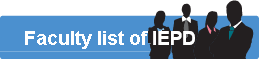 Faculty list of IEPD