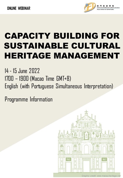Capacity Building on Sustainable Cultural Heritage Management Capacity Building on Sustainable Cultural Heritage Management