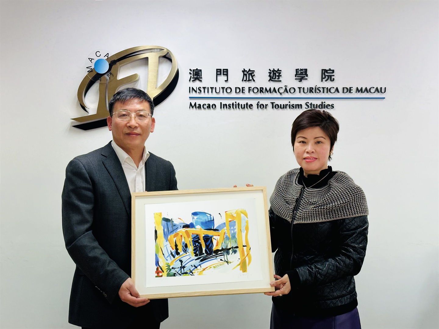 與浙江旅遊職業學院會面(in Chinese only)