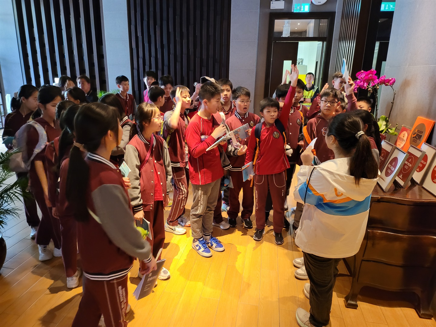 澳旅大為廣州市黃埔區華外同文外國語學校開辦研學培訓活動