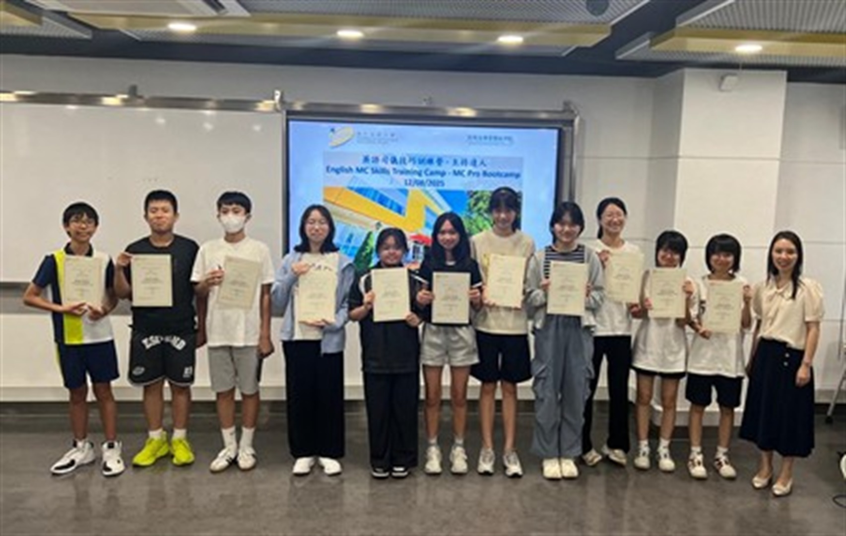 澳旅大舉辦英語司儀技巧訓練營─主持達人 (In Chinese Only)