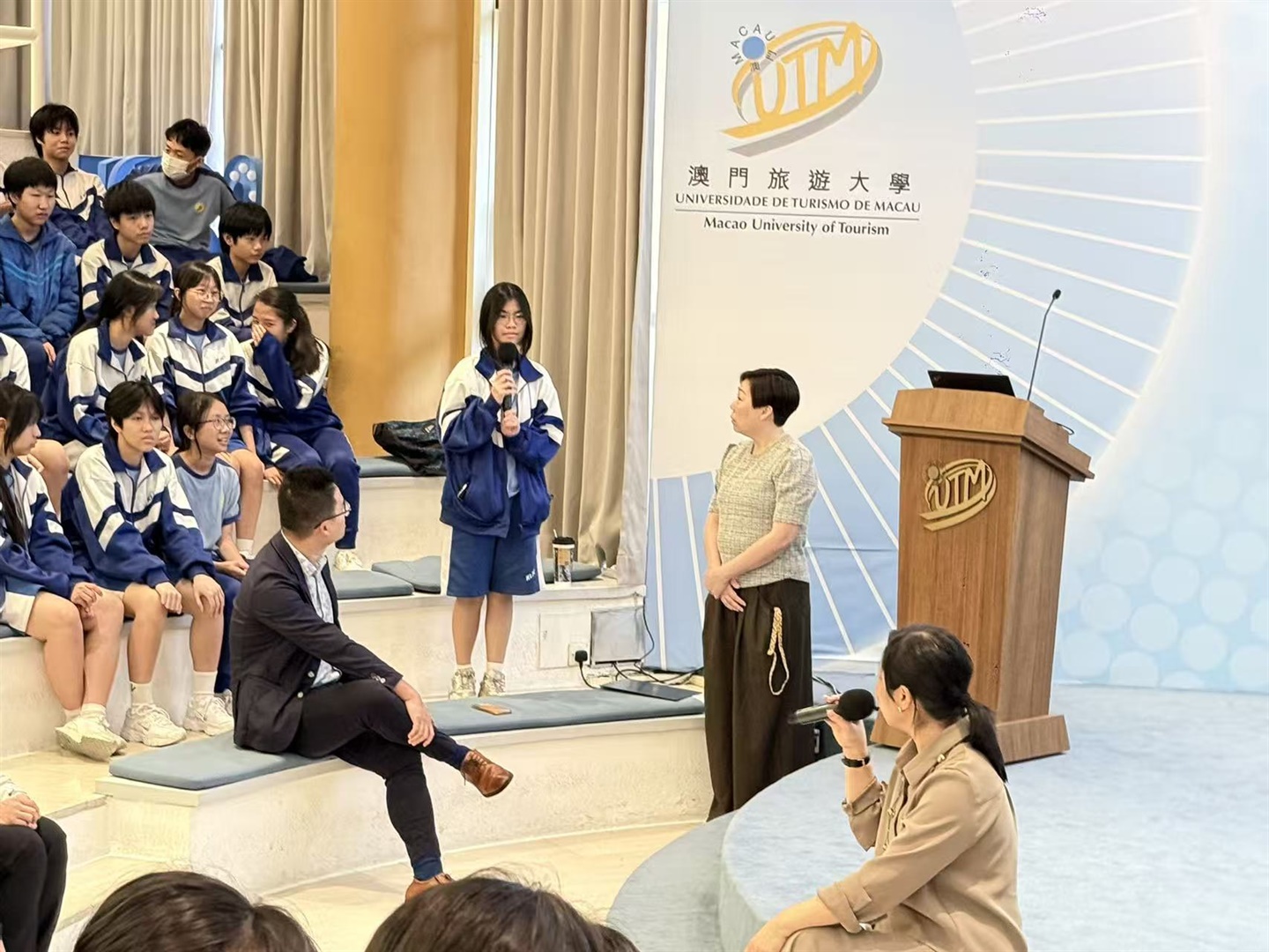 澳旅大為澳門工聯職業技術中學舉辦 “高中專業課程 (三年制) 講解會” (Chinese Only)