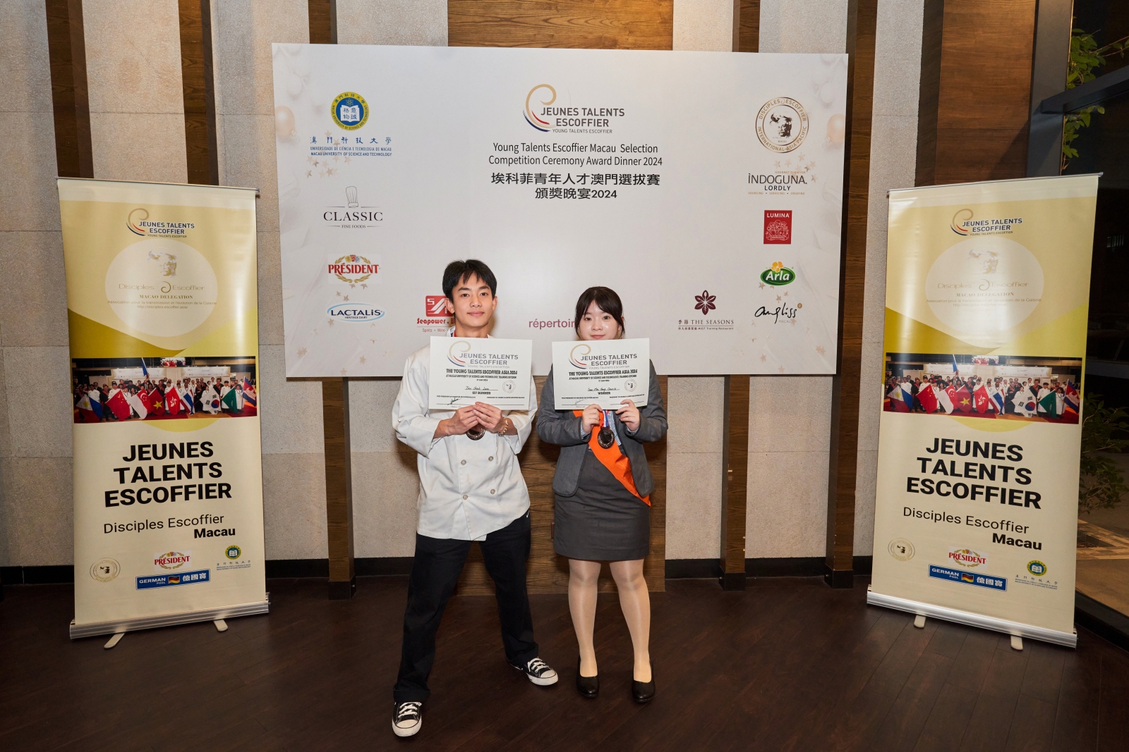 IFTM students achieving at Macau Young Talents Escoffier Competition 2024