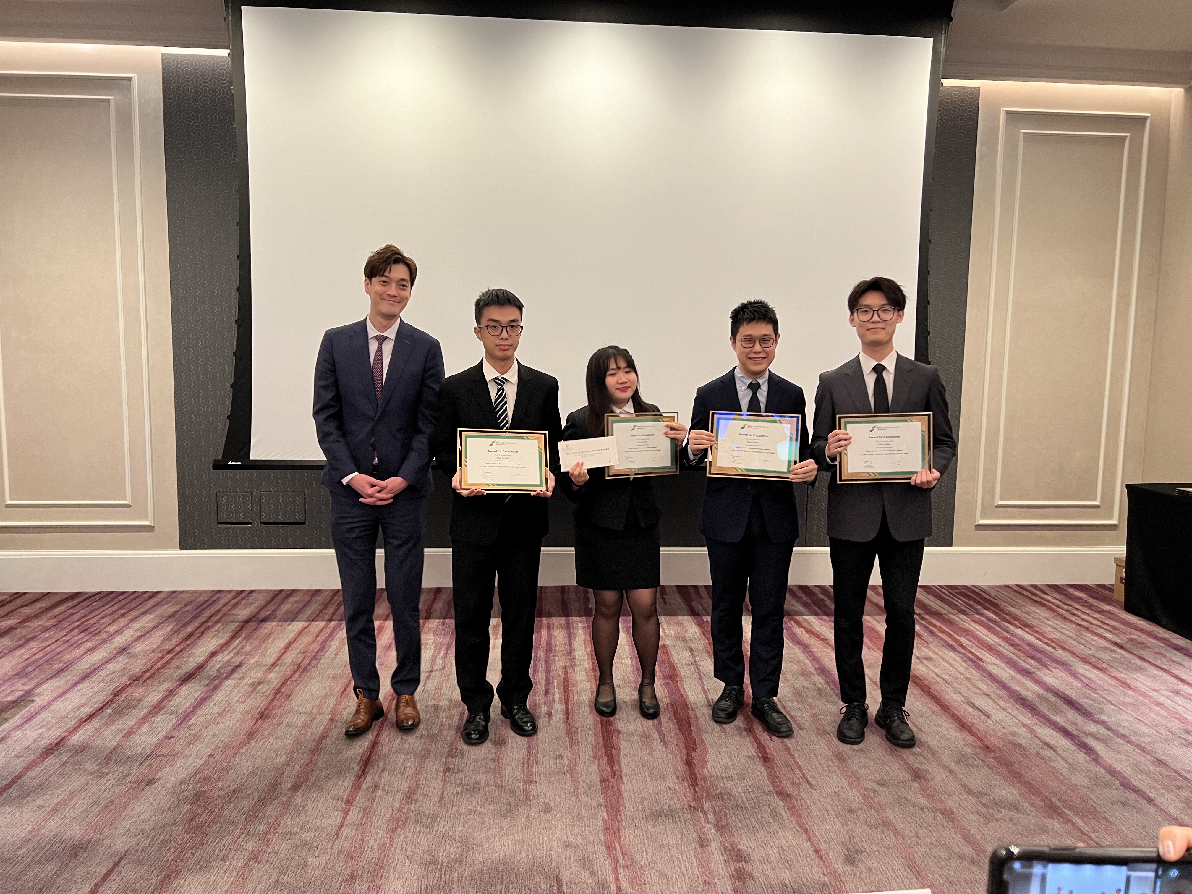 澳旅大学生荣获澳娱奢华服务体验训练营两项大奖