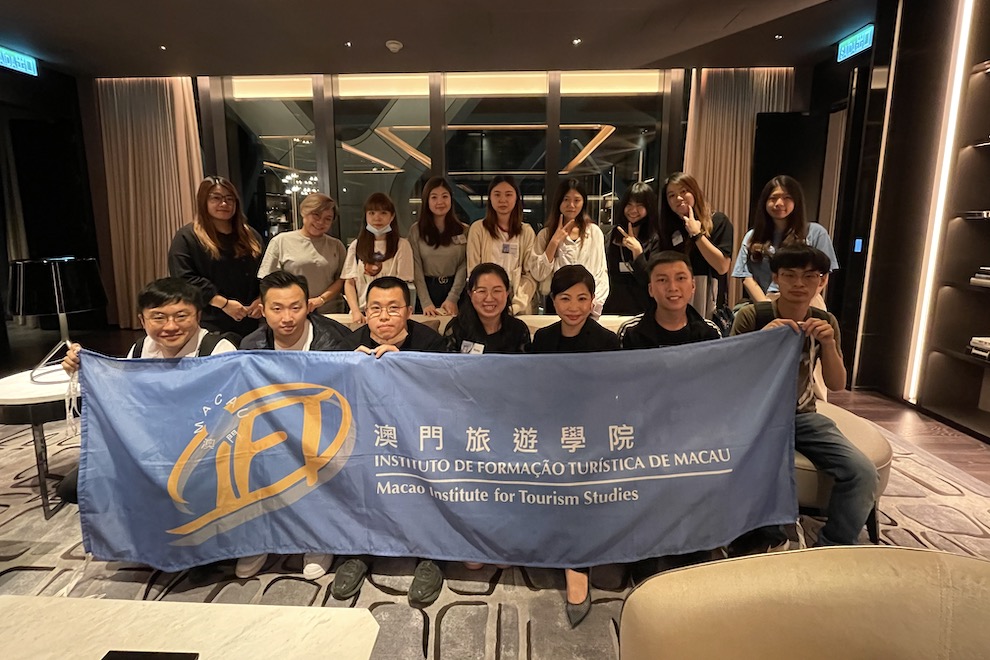 澳门旅游学院旅游零售及市场推广管理学士学位课程（中文学制）学生到摩珀斯酒店考察学习其顾客体验优化服务