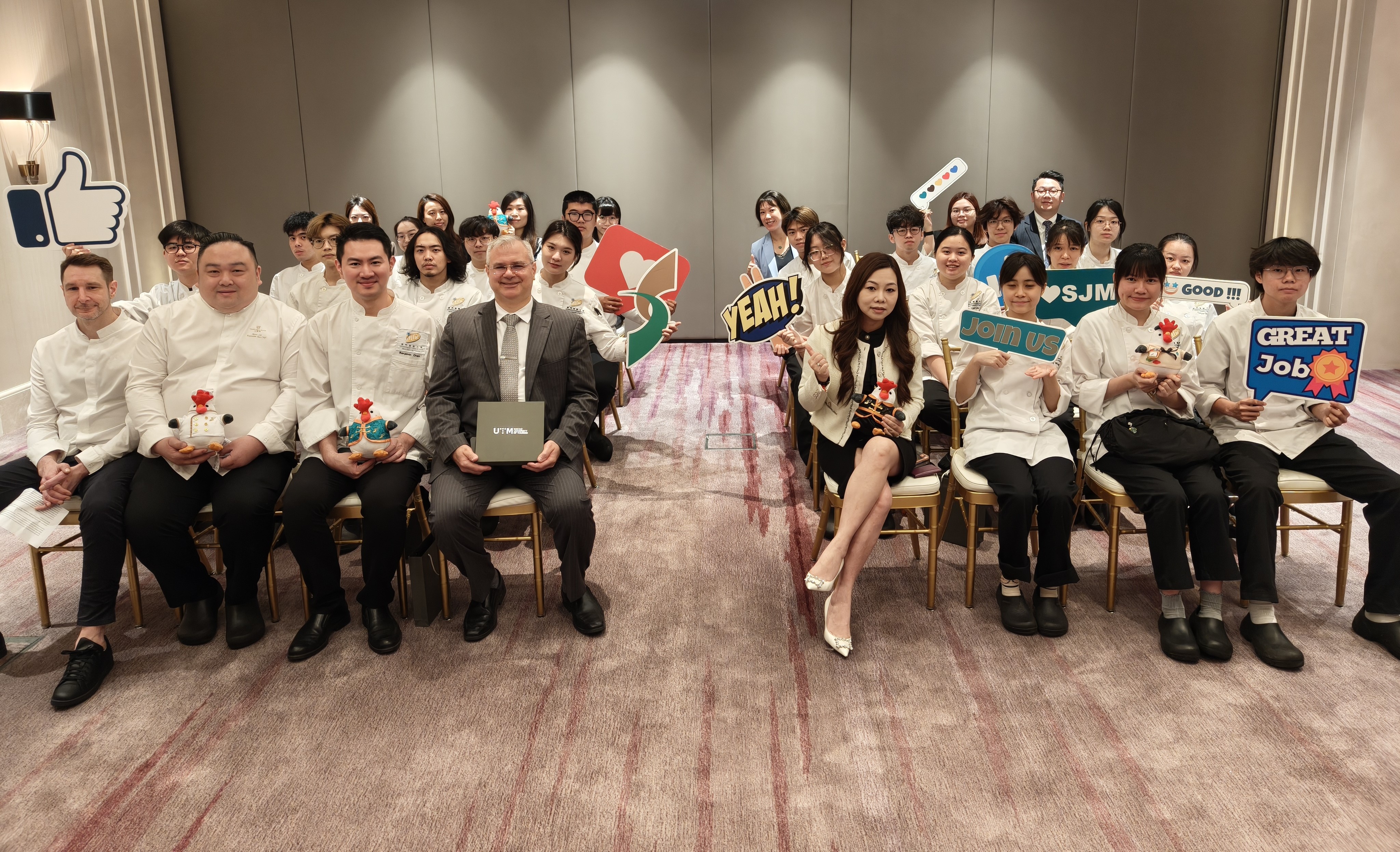 澳娛綜合為澳旅大廚藝管理學生舉辦職業探索活動