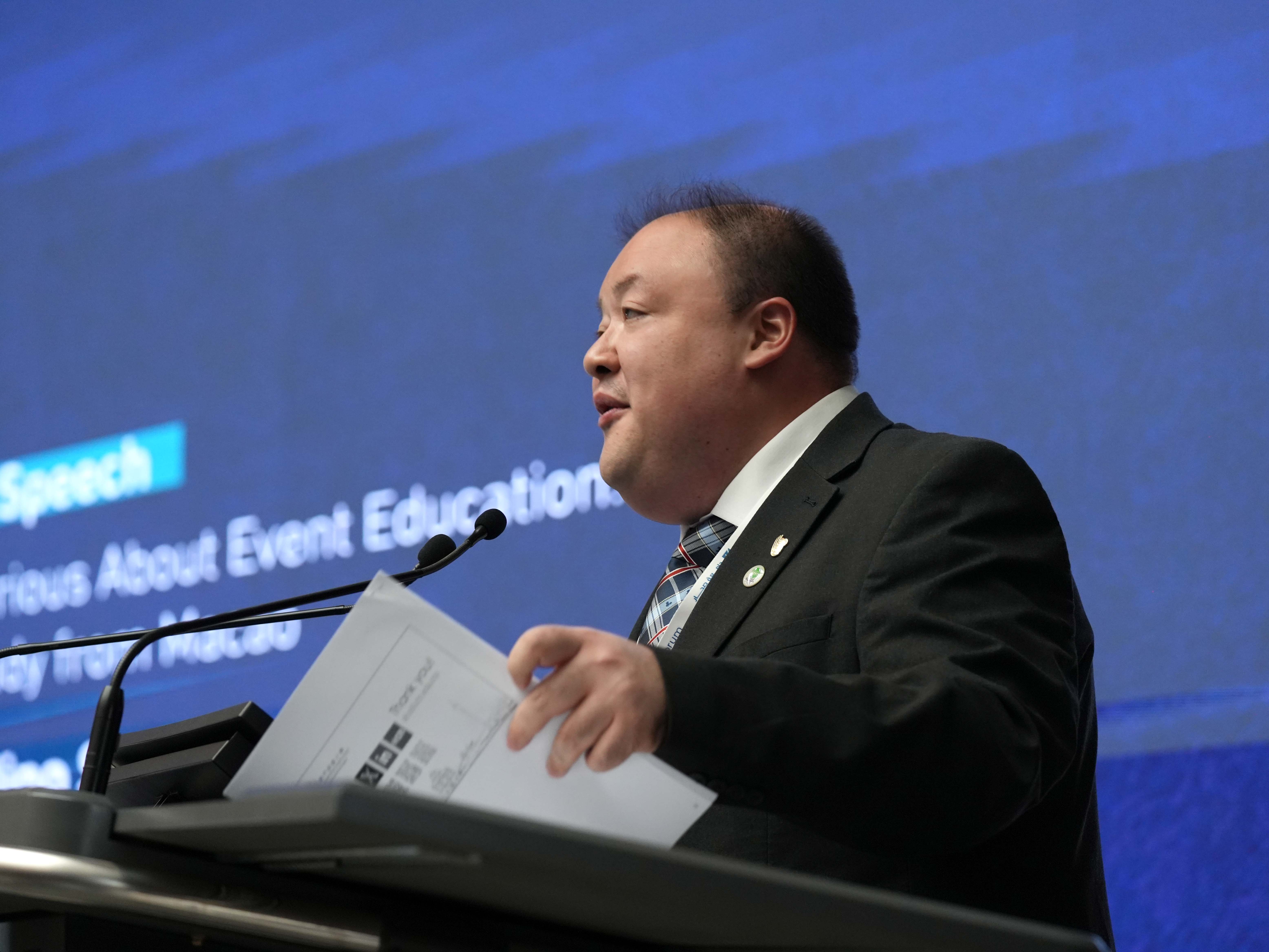 澳旅大獲邀於阿曼首屆ICCA學術網絡論壇發表主題演講