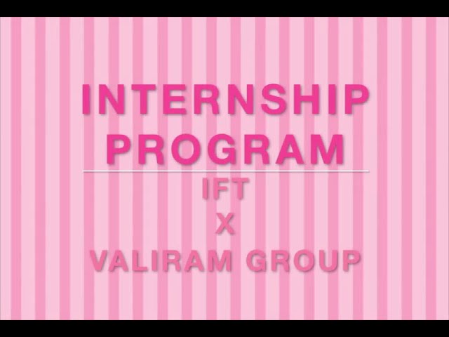 Internship with Valiram Group