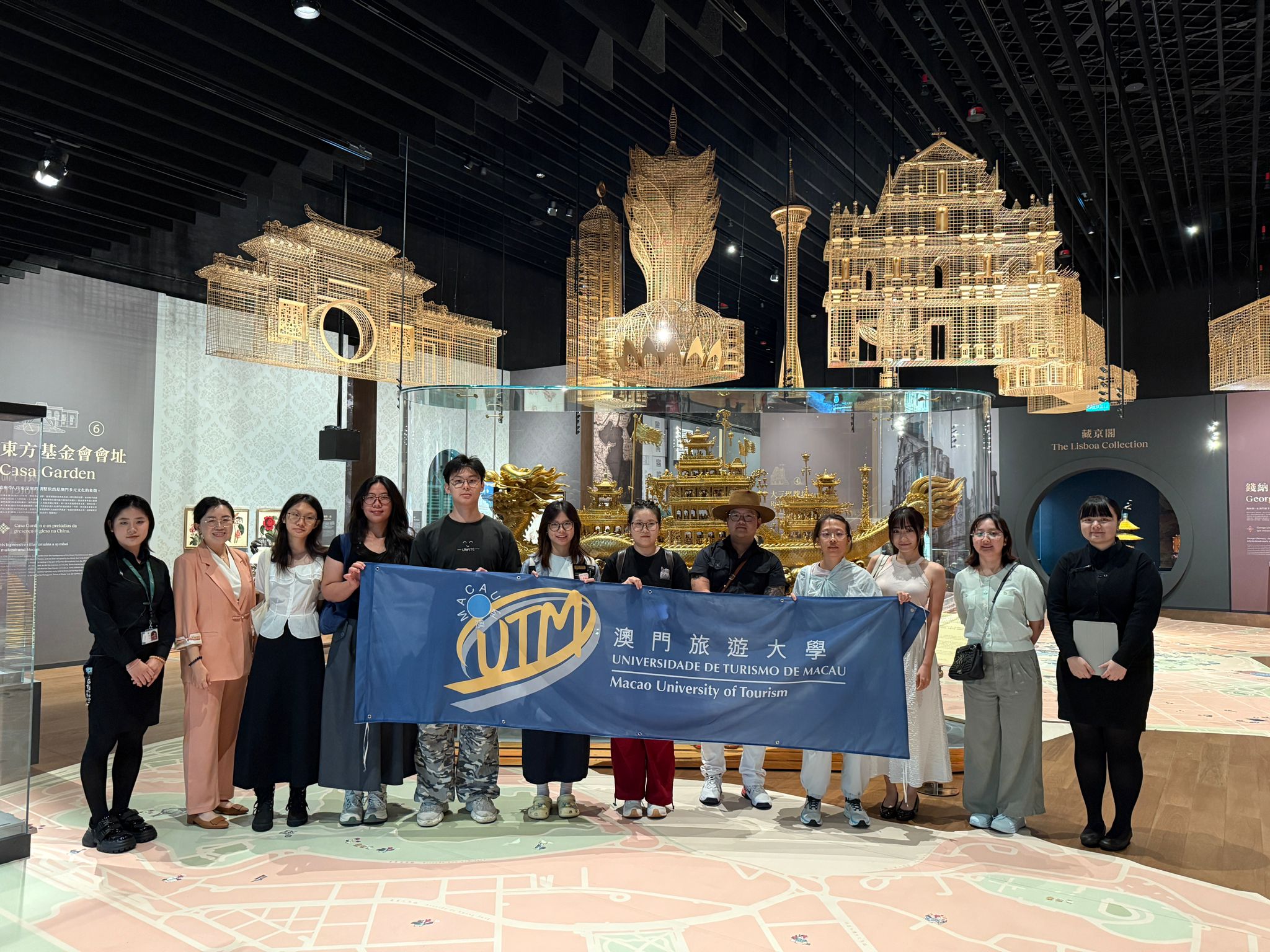 UTM Master students in Heritage Management Visit “The Lisboa, Stories of Macau” Exhibition