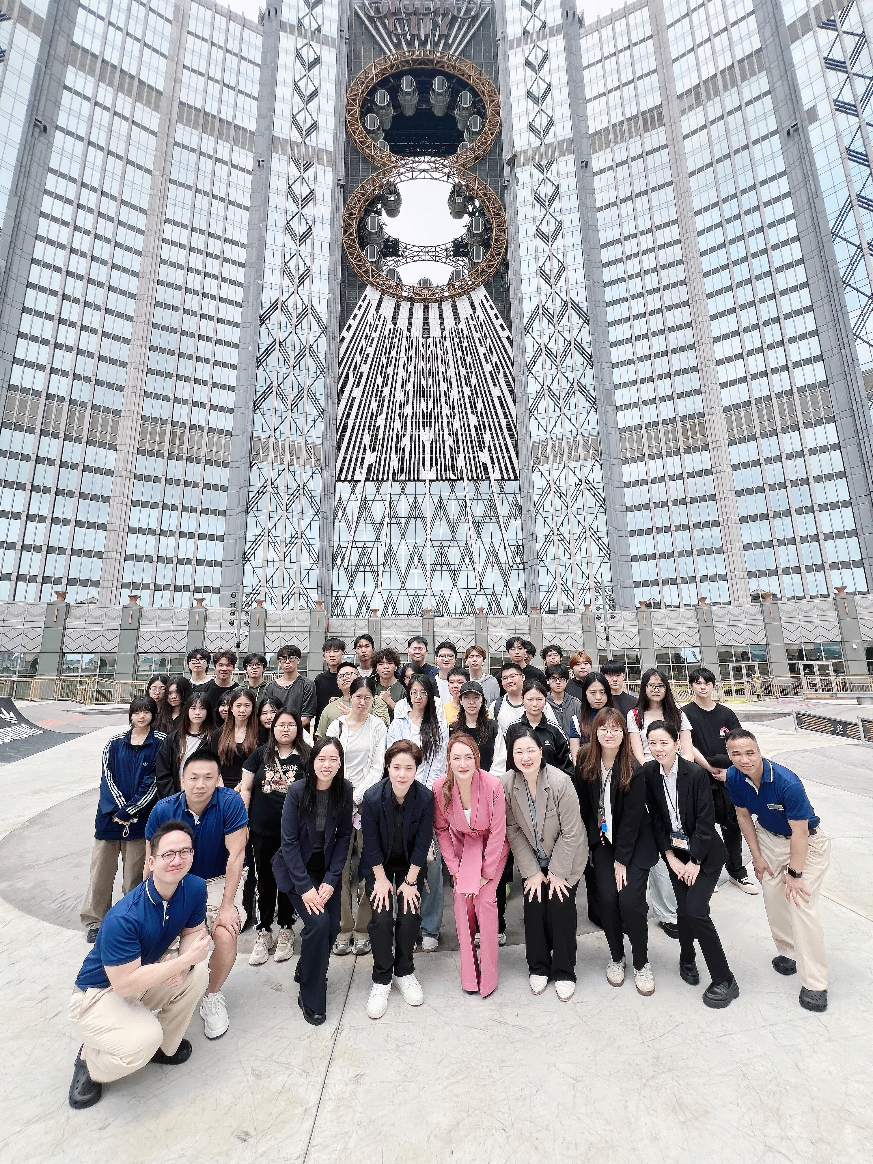 Through Studio City's leisure and entertainment facilities, second-year Bachelor of Science in Tourism Business Management students offered industry insights.
