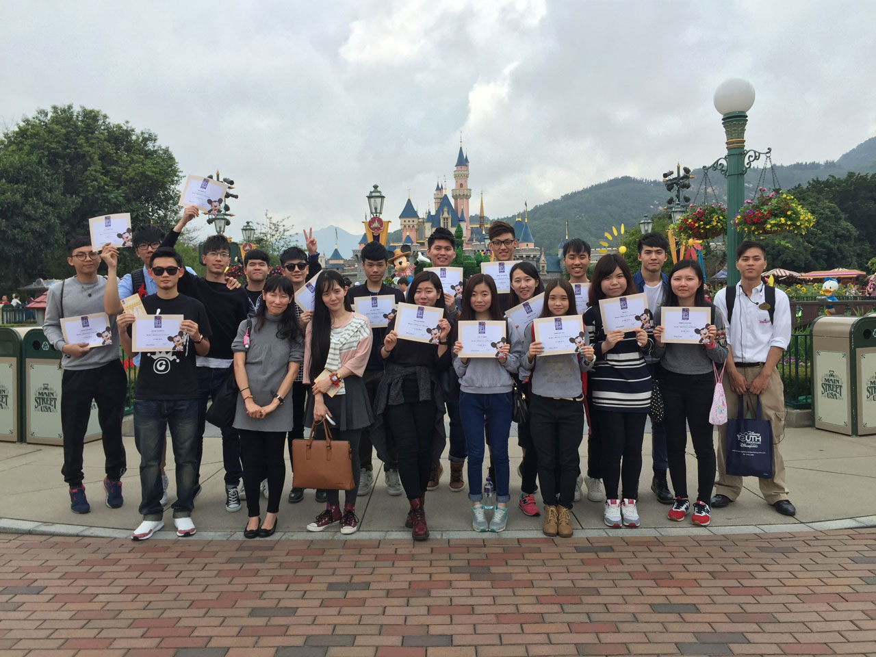 Visiting Hong Kong Disneyland for TSMT213 Travel Service Management