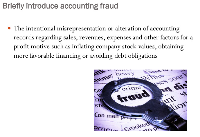 Impact of Accounting Fraud on Different Stakeholders